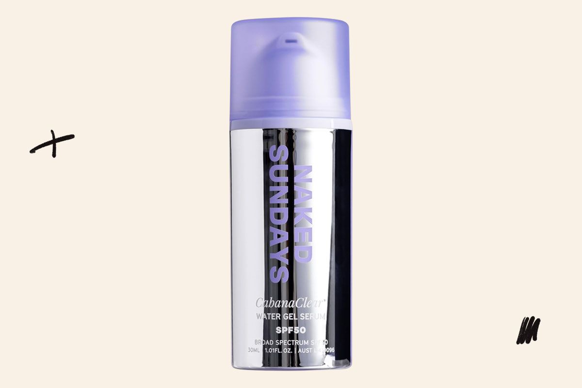 An image of the Naked Sundays CabanaClear SPF 50 Water Gel Serum