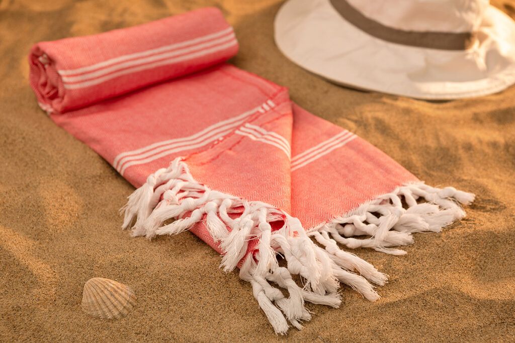 Turkish cotton beach towel