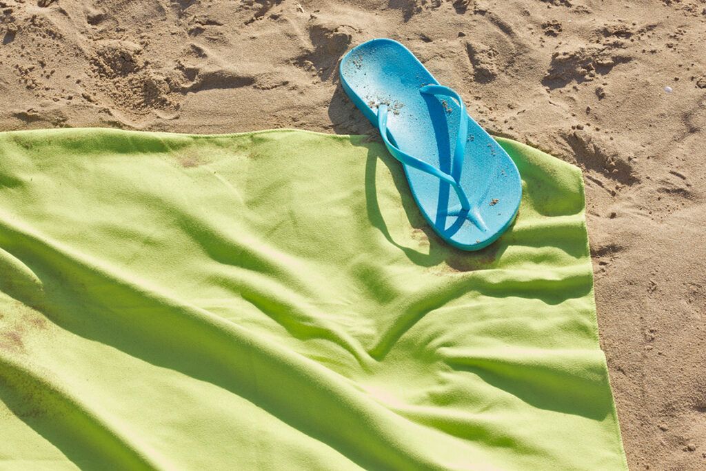 Microfiber beach towel