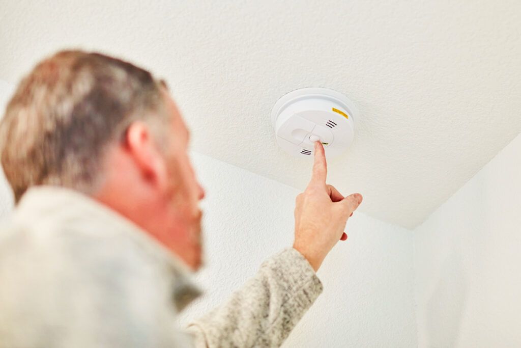 Testing smoke detector