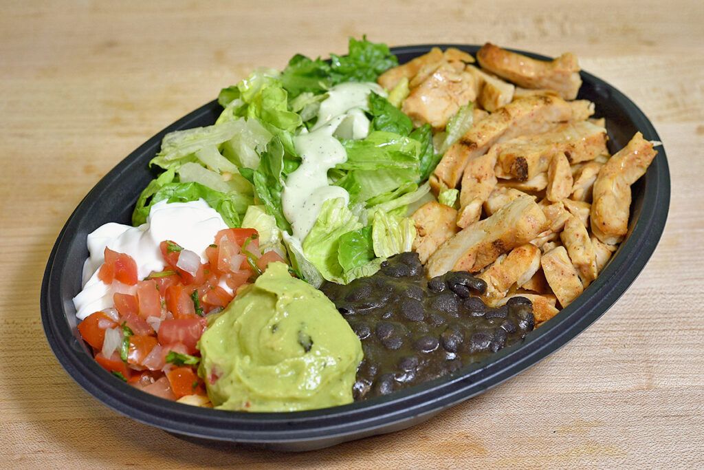 Taco Bell chicken bowl