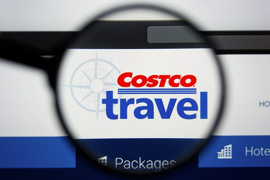 Costco Travel site