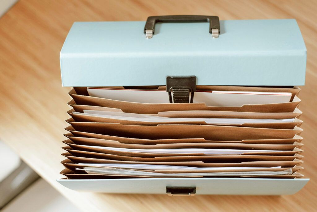 File of documents