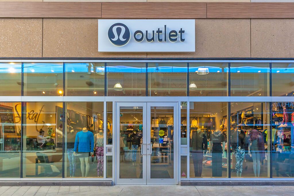 A Lululemon outlet