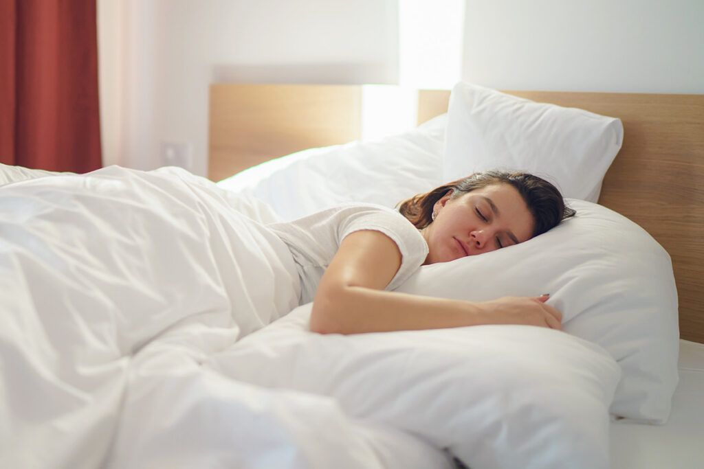 Woman sleeping