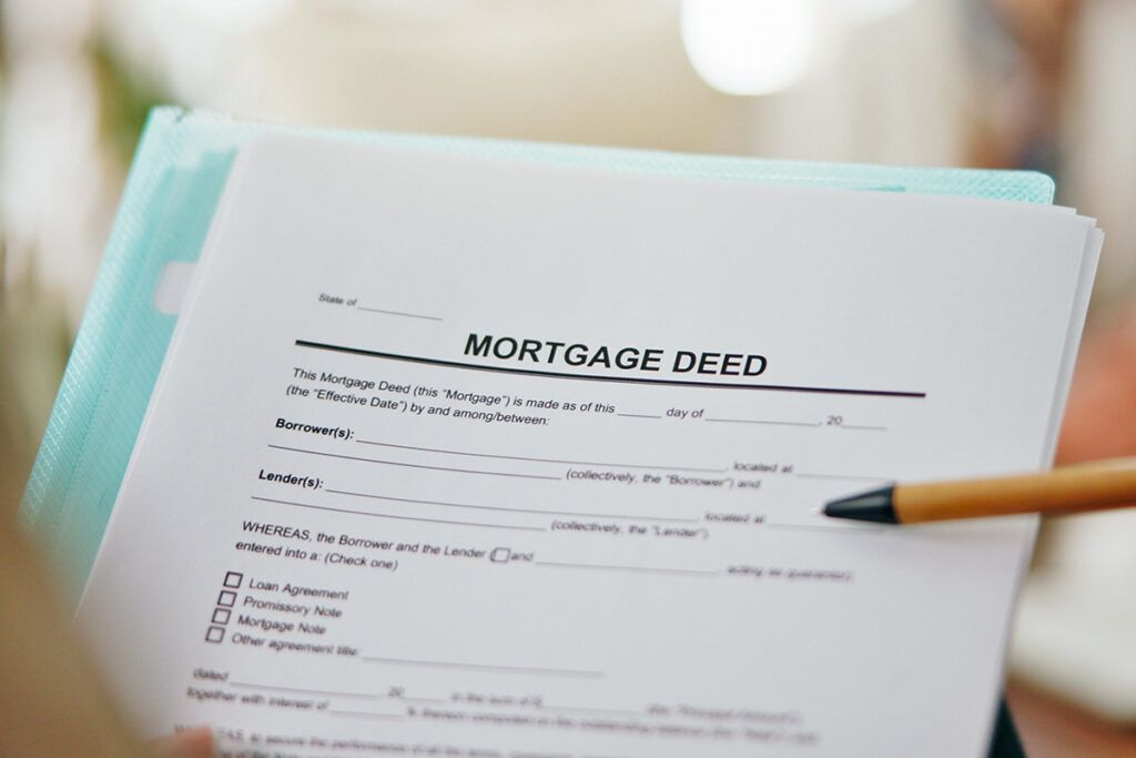 Mortgage deed
