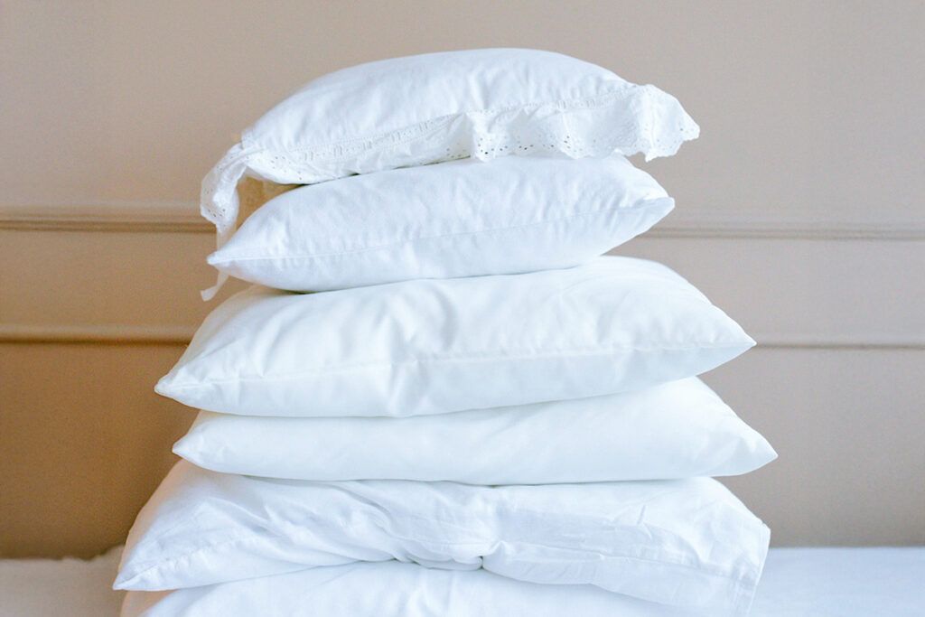 Stack of pillows
