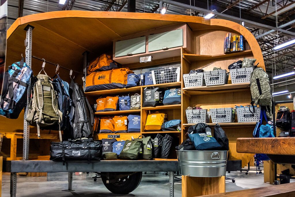 Interior of an REI