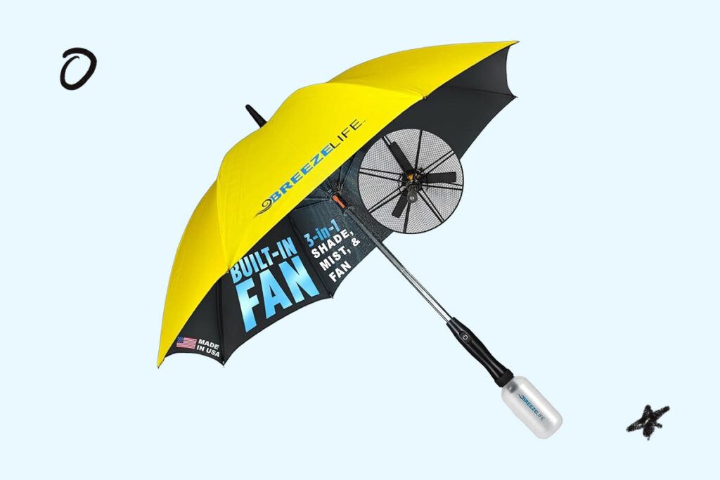 BreezeLife Misting Fan