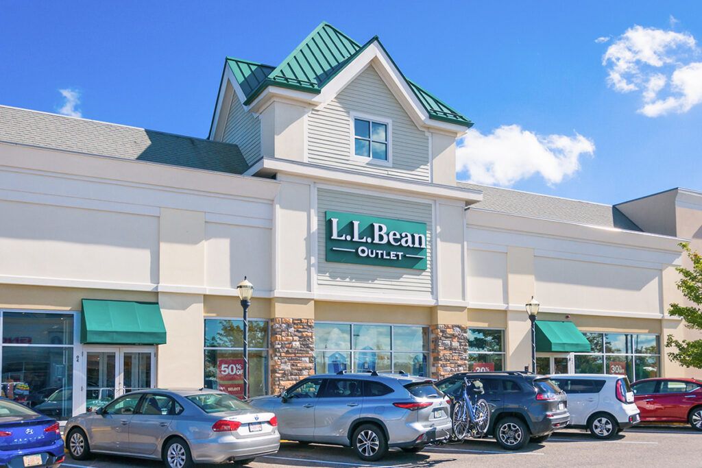 Exterior of an LL Bean Outlet