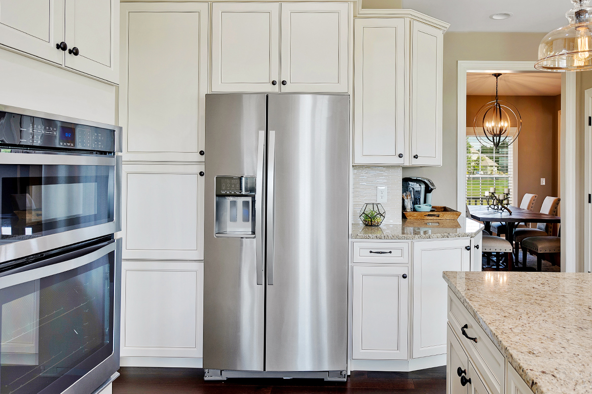Fridge in a kitchen
