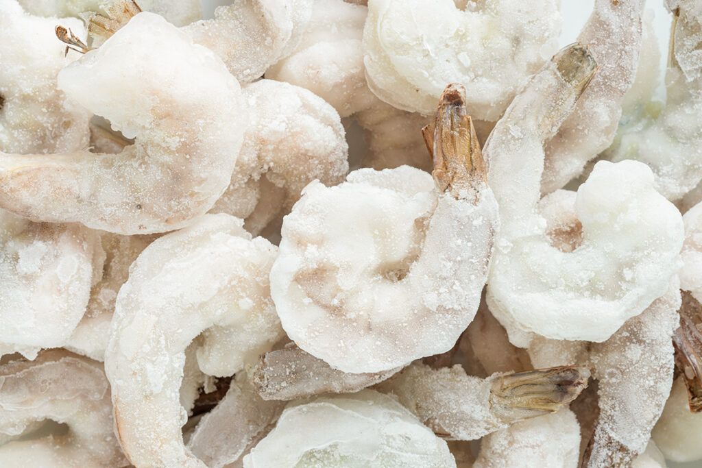 Frozen shrimp
