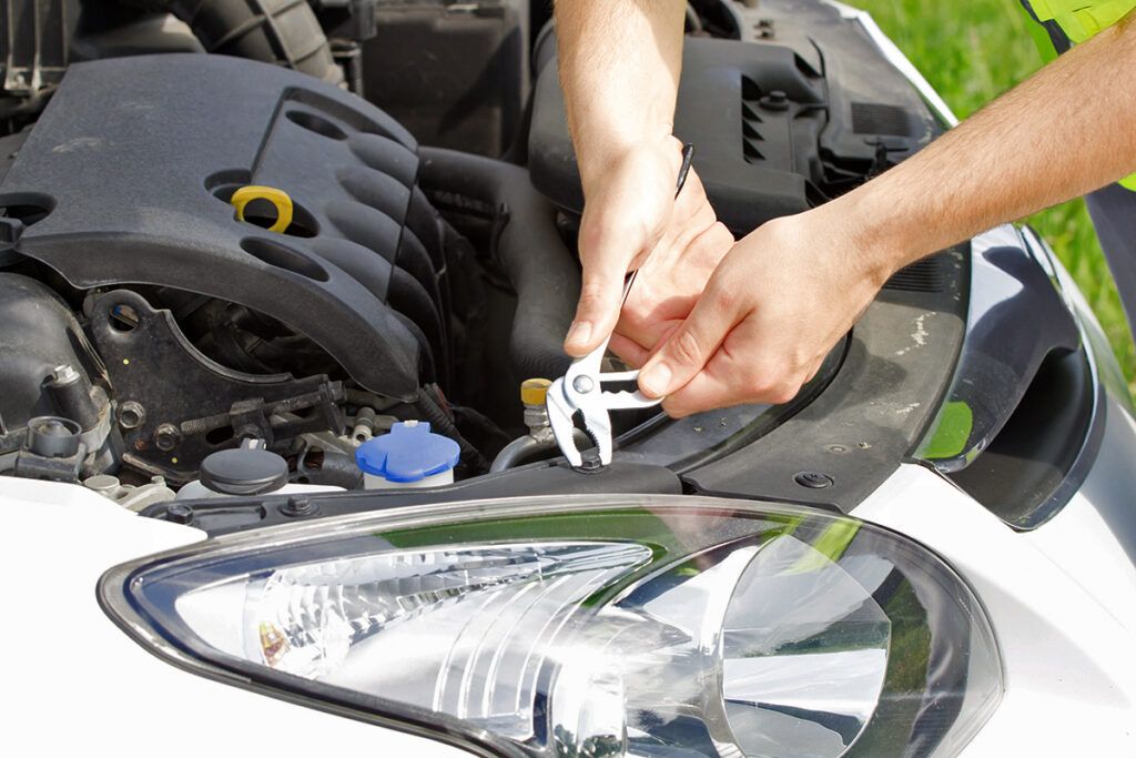 Adjusting headlights