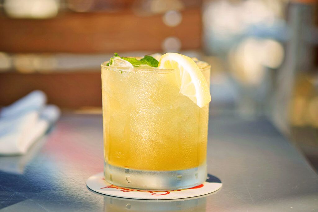 Cocktail in a glass