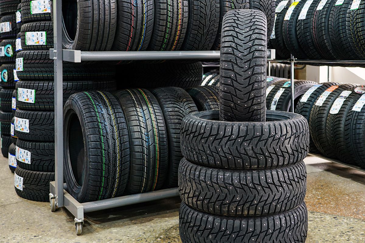 Stacks of tires