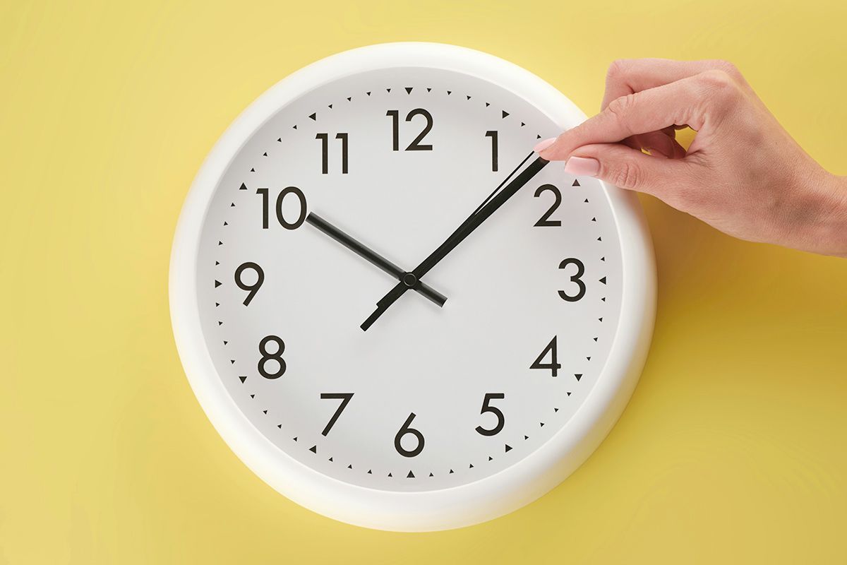 Clock on a wall