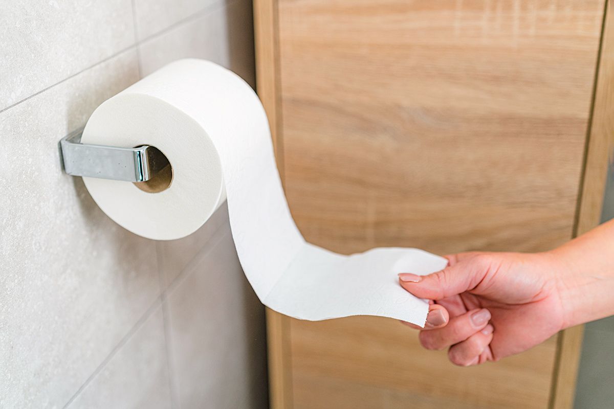 Roll of toilet paper
