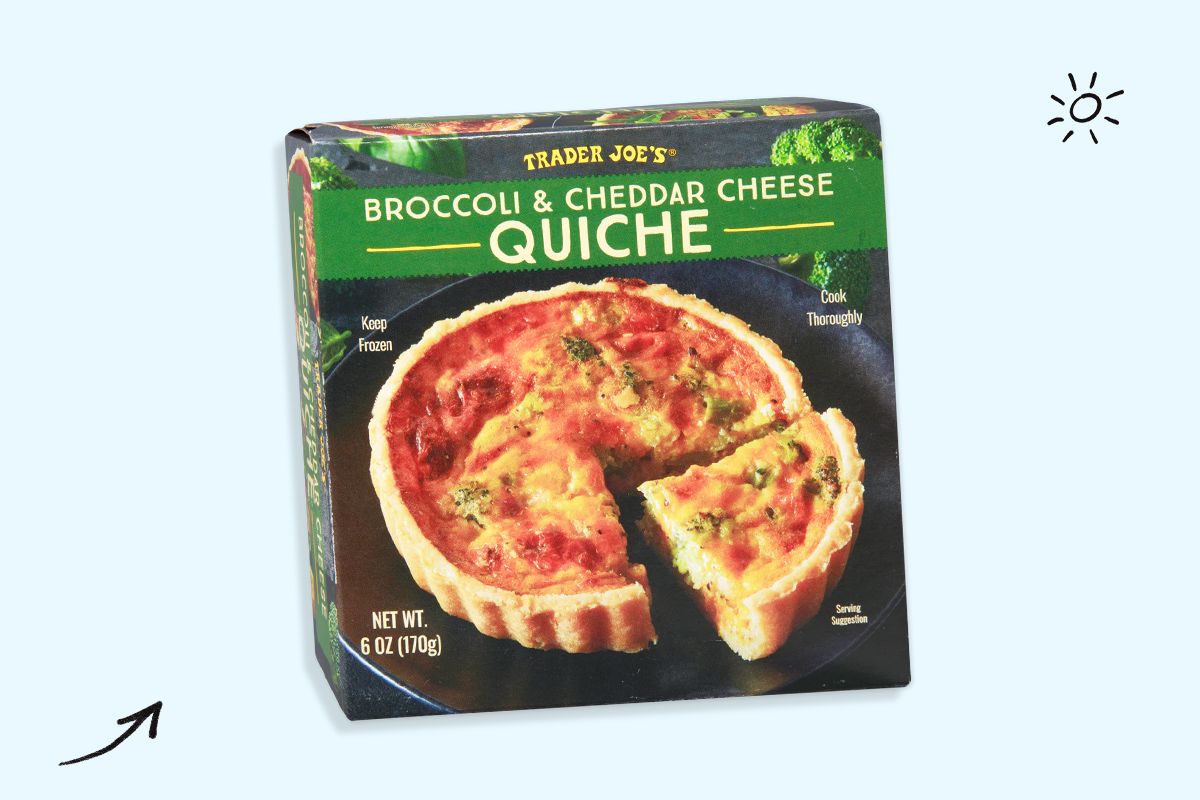 Broccoli & Cheddar Quiche