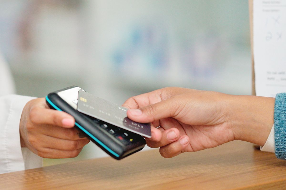 Paying with credit card