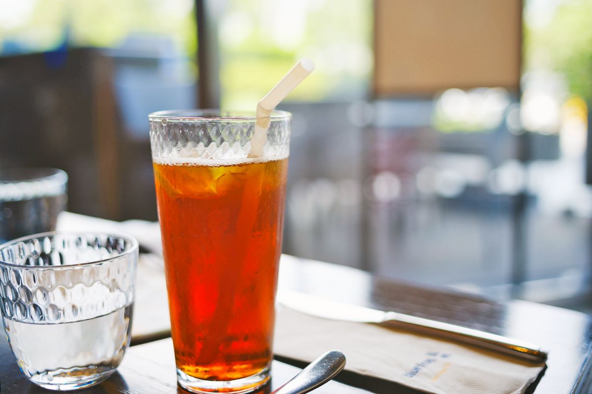 Glass of sweet tea