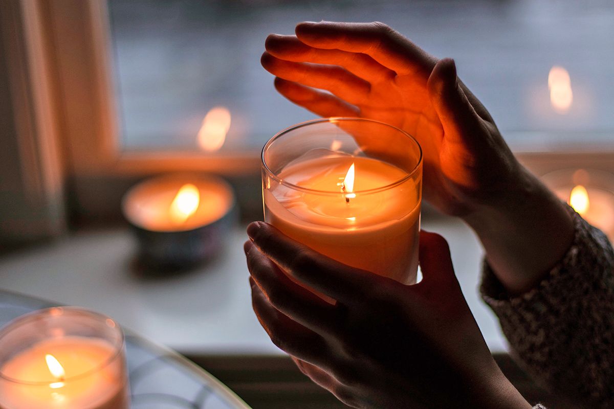 Burning candle