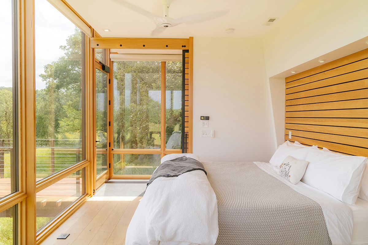 Bedroom in a house