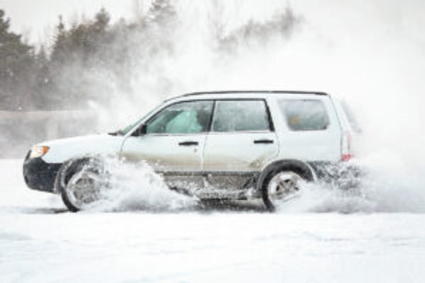 Car in the snow