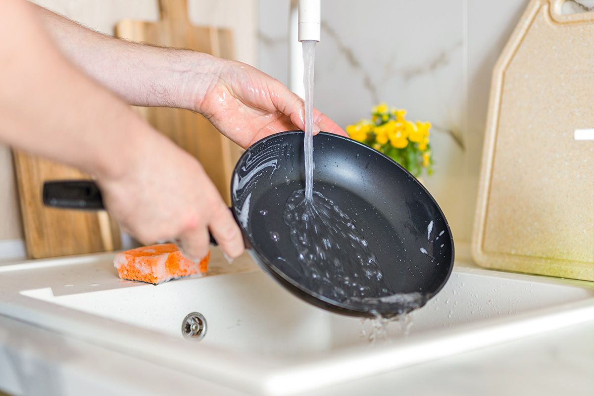 Rinsing pan