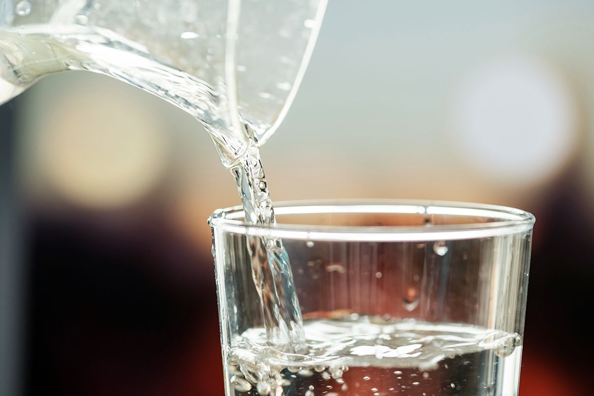 Glass of water