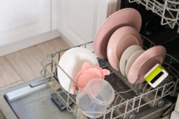 Open dishwasher
